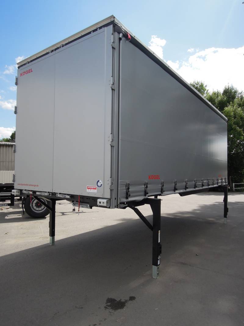 #LA-09-1004 - Bild: 3 | Caisse mobile avec bâche | BDF-System 7.450 mm lang, FABRIKNEU, RAL 9006!
