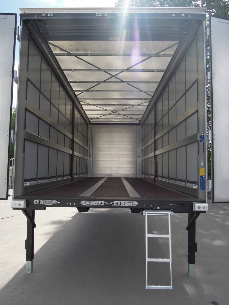 #LA020 - Bild: 5 | Caisse mobile avec bâche | BDF-System 7.450 mm lang, FABRIKNEU, RAL 9006!