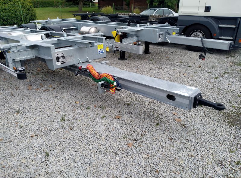 #LA017 - Bild: 6 | Remorque à essieu central pour trafic interchangeable | BDF-System, Jumbo mit doppelter Klappenauflage, ohne Zulassung.