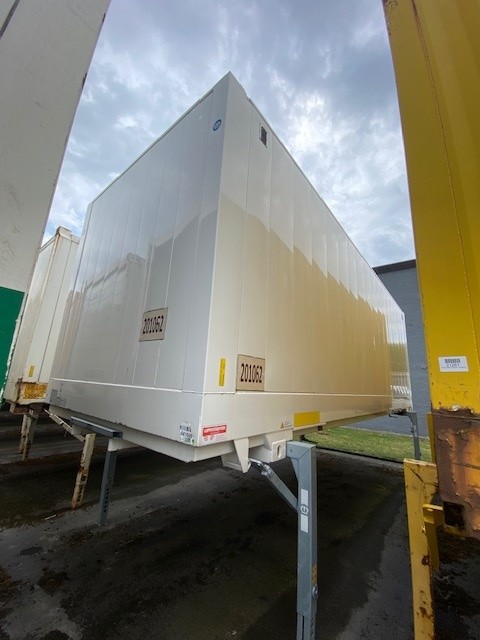 Wechselkoffer, Stahl glatt | BDF-System, 7.450 mm lang, SONDERPREIS