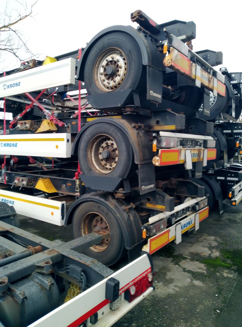#20217 - Bild: 2 | 2 – axle trailer for swap bodies | BDF-System, Standard, EZ: 02.10.2014