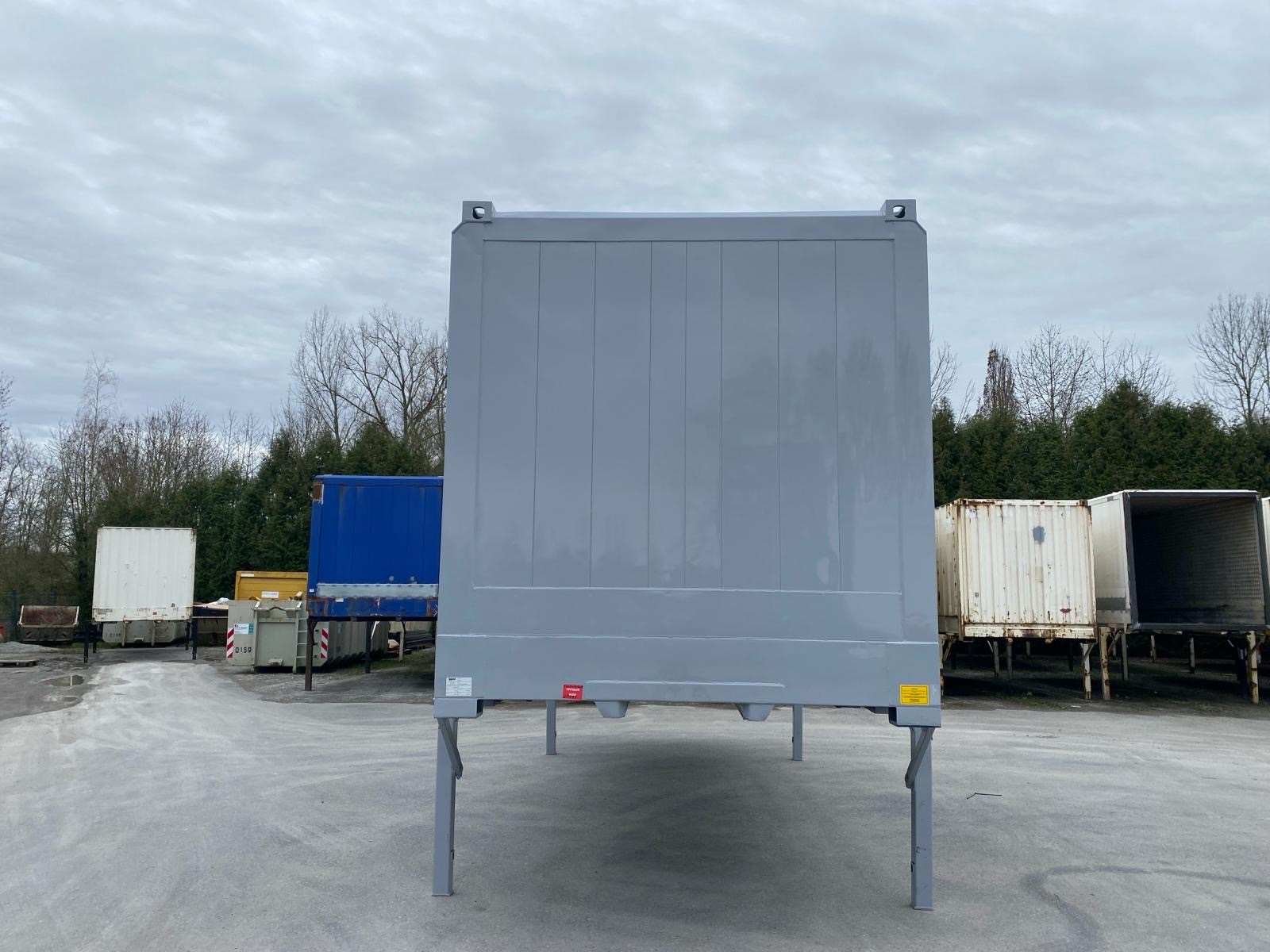#LA058 - Bild: 9 | Wymienna obudowa, gładka stal | BDF-System 7.45 m, LACK NEU, Heck Rolltor