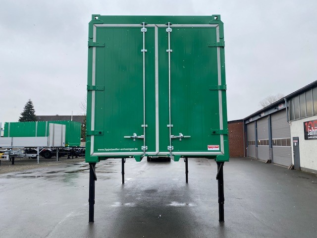 #LA141 - Bild: 8 | Steel – Swap Body Jumbo | BDF-System 7.45, LACK NEU in RAL 6024, FABRIKNEUE Portaltüren