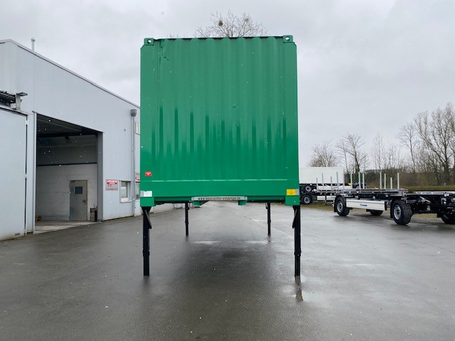 #LA141 - Bild: 9 | Steel – Swap Body Jumbo | BDF-System 7.45, LACK NEU in RAL 6024, FABRIKNEUE Portaltüren