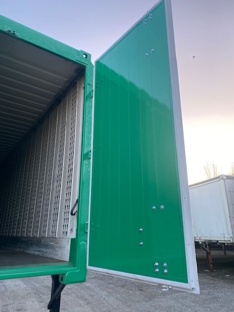 #LA141 - Bild: 10 | Steel – Swap Body Jumbo | BDF-System 7.45, LACK NEU in RAL 6024, FABRIKNEUE Portaltüren