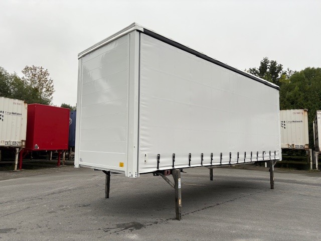 Plataforma intercambiable, toldo corredizo | BDF-System, 7.820 mm lang, Jumbo, LACK NEU!!