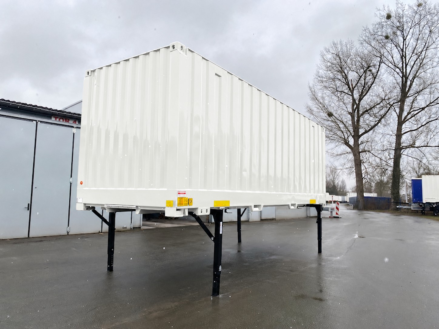 #21535 - Bild: 3 | Wechselkoffer, Stahl gesickt | BDF-System 7.450 mm lang, Alu-Portaltüren NEU, LACK NEU!