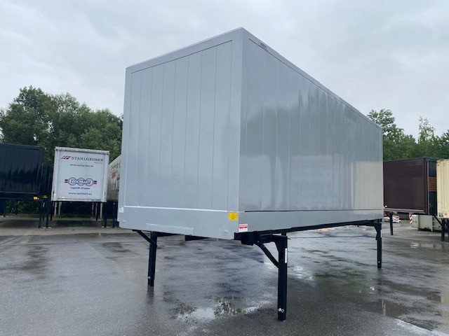 Wechselkoffer, Stahl glatt | BDF-System 7.450 mm lang, LACK NEU – SONDERPREIS