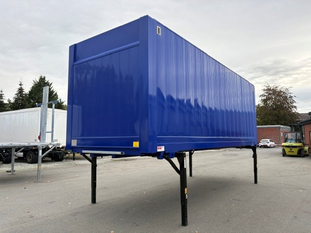#21611 - Bild: 2 | Wymienna obudowa, gładka stal | BDF-System, 7.450 mm lang, FABRIKNEU in THW Blau