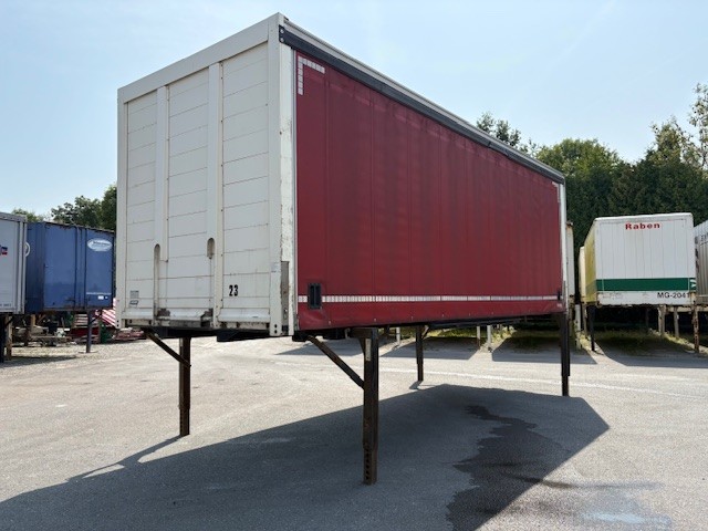 Wechselpritsche, Schiebeplane | BDF-System, 7.450 mm lang, Schiebeverdeck