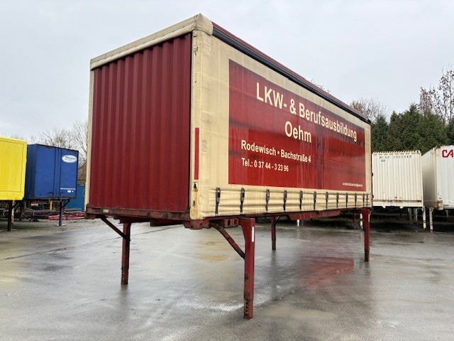 Caisse mobile, bâche coulissante | BDF-System 7.450 mm lang