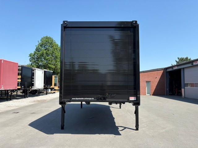 #21828 - Bild: 8 | Caja intercambiable, acero rebordeado | BDF-System 7.450 mm lang, Heck Alu-Rolltor, LACK NEU in schwarz!