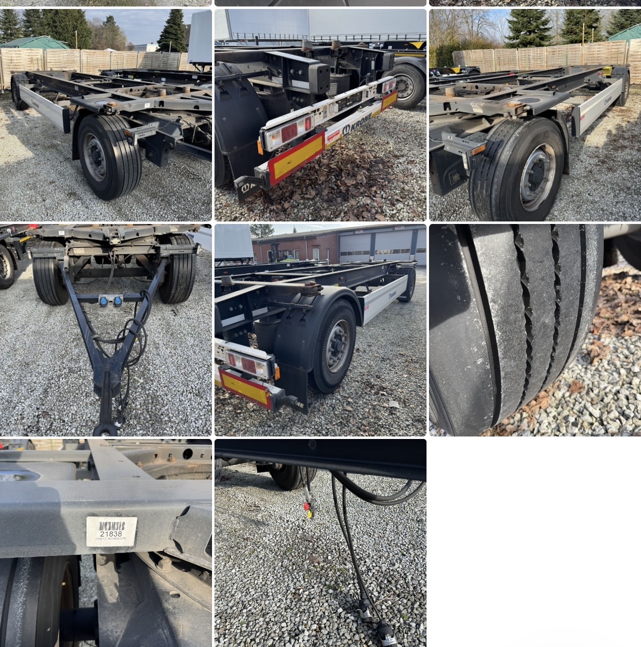 2-osiowa przyczepa z nadwoziem wymiennym | BDF-System, Standard