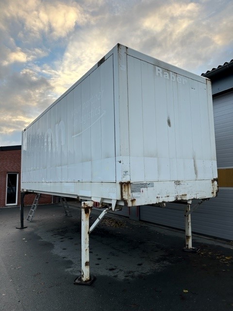 Caja intercambiable, acero liso | 7.45m BDF Stahlwechselkoffer mit Rolltor