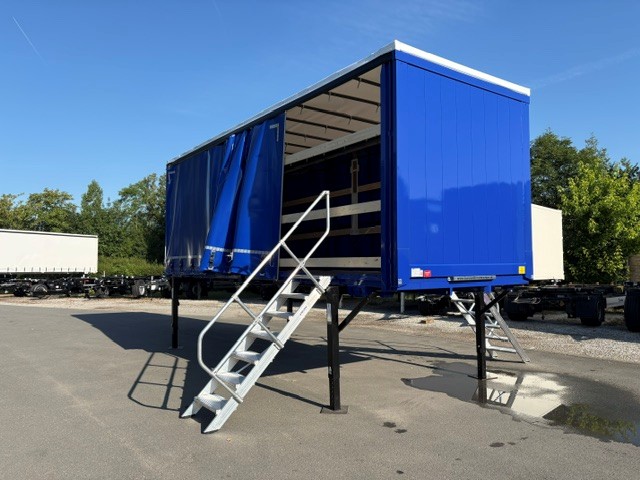 #LA-THWA - Bild: 8 | Wechselpritsche, Schiebeplane | BDF-System, 7.450 mm lang, LACK + PLANE NEU in blau!