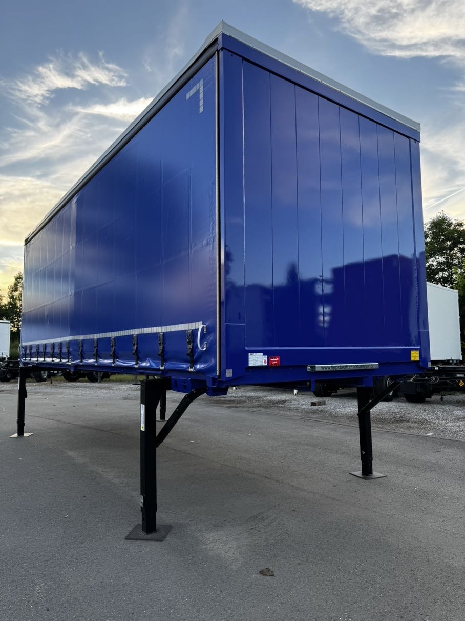 #LA-THWA - Bild: 2 | Wechselpritsche, Schiebeplane | BDF-System, 7.450 mm lang, LACK + PLANE NEU in blau!