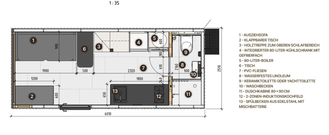 #LA-TINY1 - Bild: 10 | Wymienna obudowa, sklejka | TINY-HOUSE FABRIKNEU