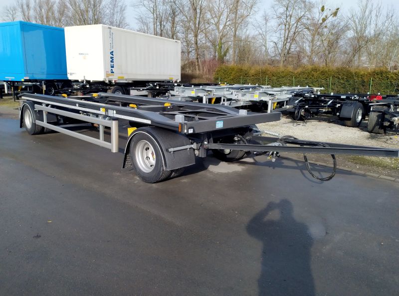 #20457 - Bild: 1 | 2-axle trailer for roll-off containers | Typ: HAR 20.70, zum Transport von Abrollbehältern nach DIN 30722-1