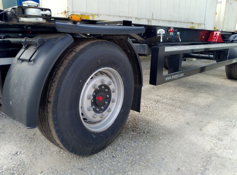 #LA004 - Bild: 2 | 2 – axle trailer for swap bodies | BDF-System, Standard, ohne Zulassung.