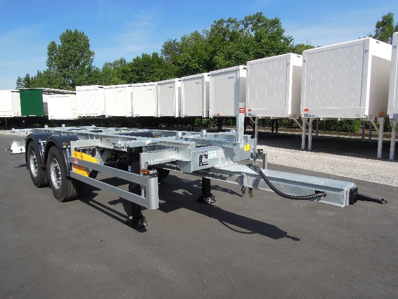 #20438 - Bild: 2 | central – axle trailer for Swap Bodies | BDF-System, Standard mit Liftachse, ohne Zulassung