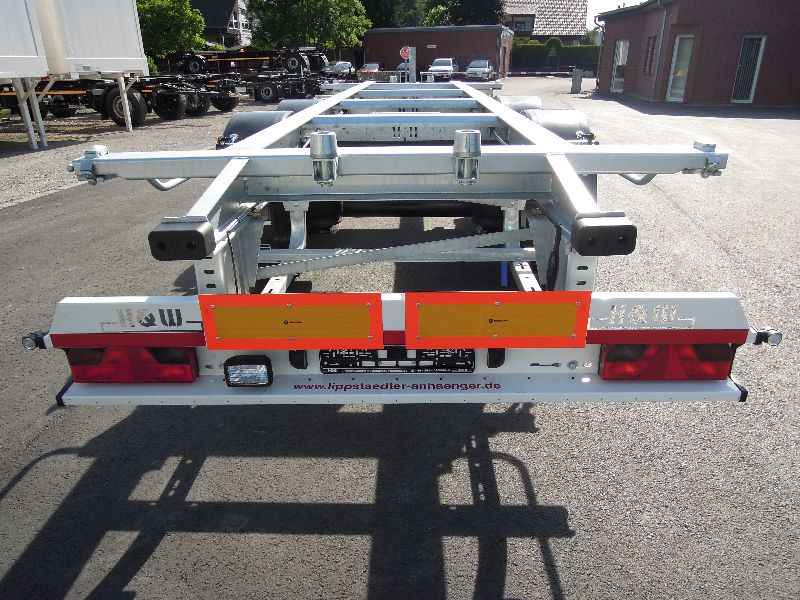 #LA016 - Bild: 4 | Central axle swap body trailer | BDF-System, Standard mit Liftachse, ohne Zulassung.