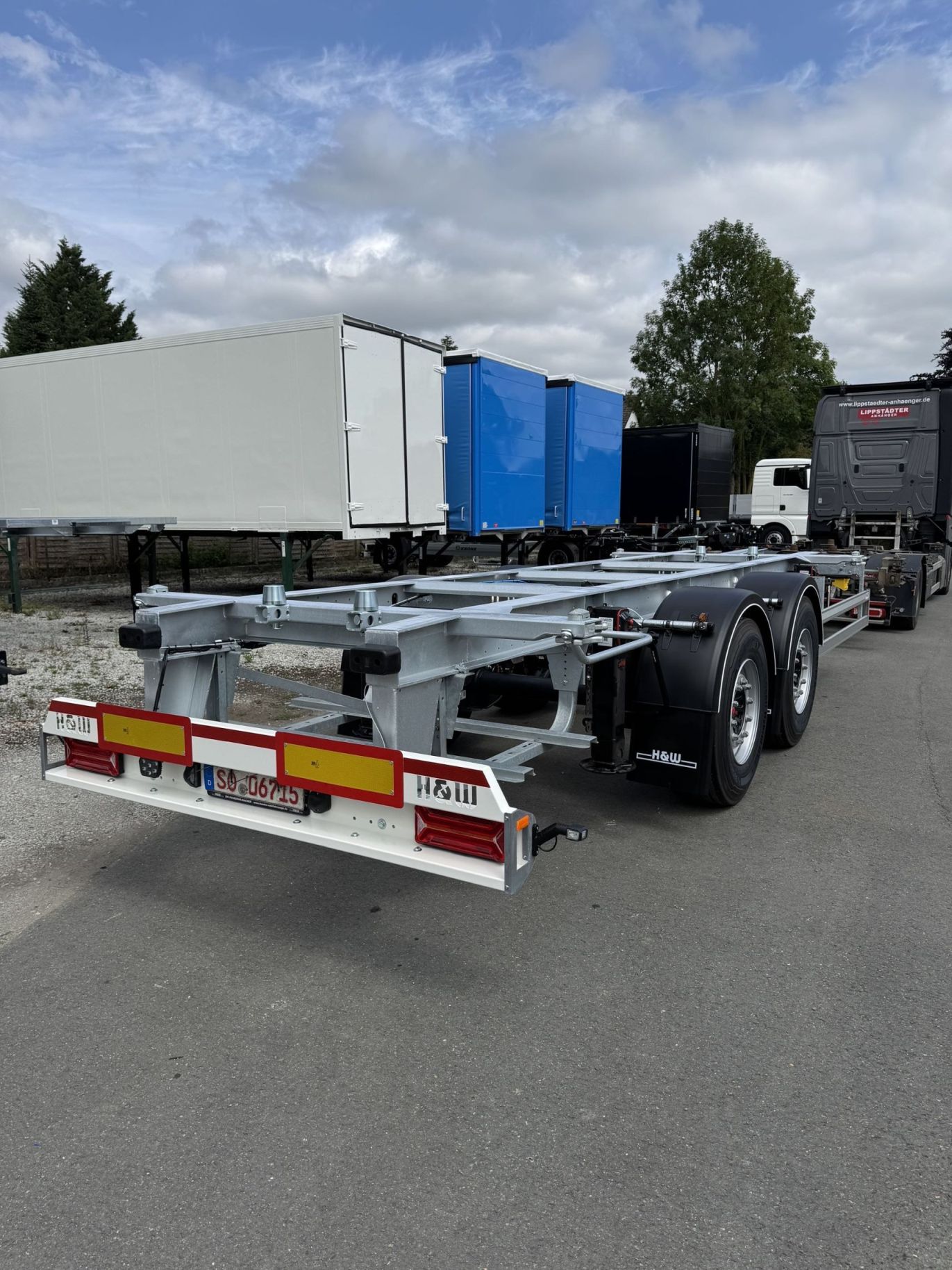 #LA016 - Bild: 8 | Central axle swap body trailer | BDF-System, Standard mit Liftachse, Neufahrzueg ohne Zulassung.