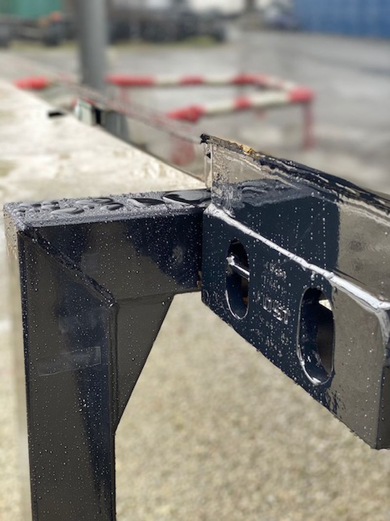 #LA046 - Bild: 9 | Wymienna obudowa, gładka stal | BDF-System, 7.450 mm lang, LACK NEU!