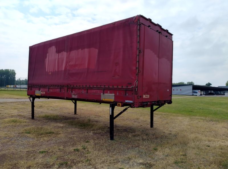 #LA053 - Bild: 8 | Swap body, side walls with tarpaulin | Wechselpritsche mit Bordwänden und Plane, BDF-System, 7.450 mm lang.