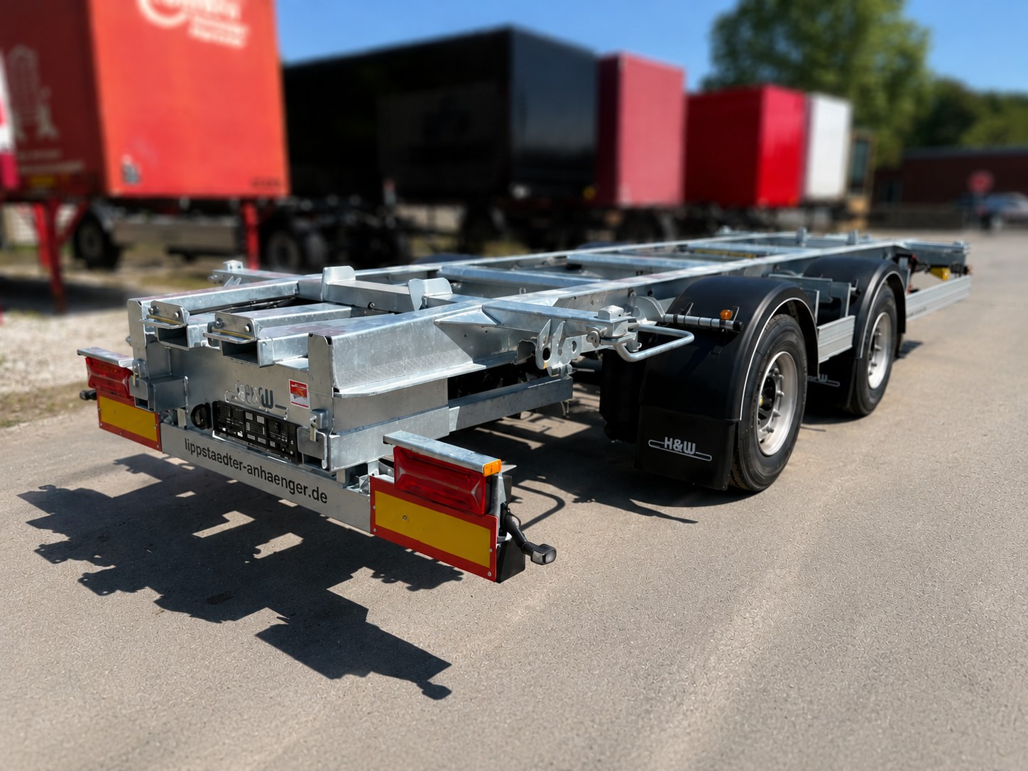 #LA062 - Bild: 3 | Remorque à essieu central pour trafic interchangeable | BDF-System, Jumbo 19,5 Liftache, ohne Zulassung.