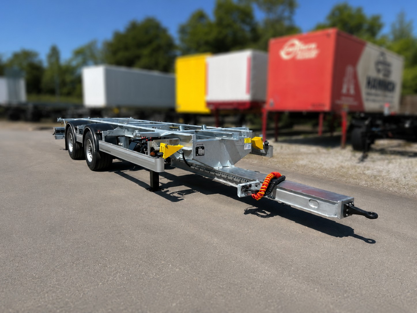 Remorque à essieu central pour trafic interchangeable | BDF-System, Jumbo 19,5 Liftache, ohne Zulassung.
