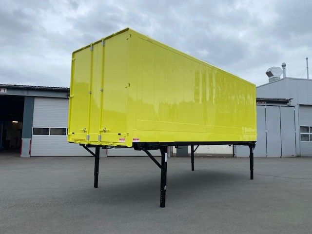#LA087 - Bild: 3 | Coffret interchangeable, acier lisse | BDF-System 7.45m, Durchladesystem: Heck Portaltüren vorne und hinten,