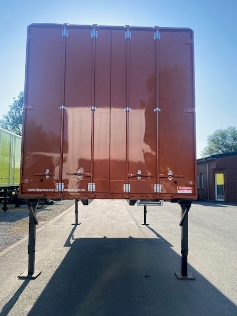 #LA088 - Bild: 4 | Caja intercambiable, acero liso | BDF-System 7.45m, LACK NEU! Durchladesystem: Heck Portaltüren vorne und Hinten