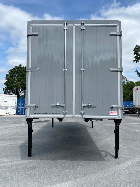 #LA089 - Bild: 4 | Caja intercambiable, acero liso | BDF-System 7.45m, LACK NEU! Heck Portaltüren