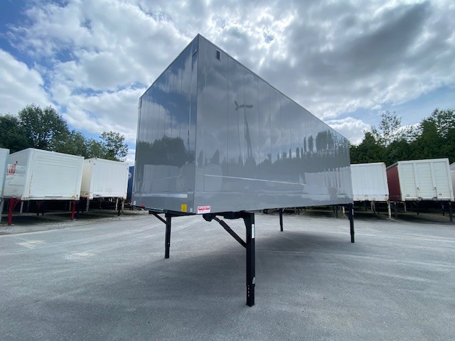 Caja intercambiable, acero liso | BDF-System 7.45m, LACK NEU! Heck Portaltüren